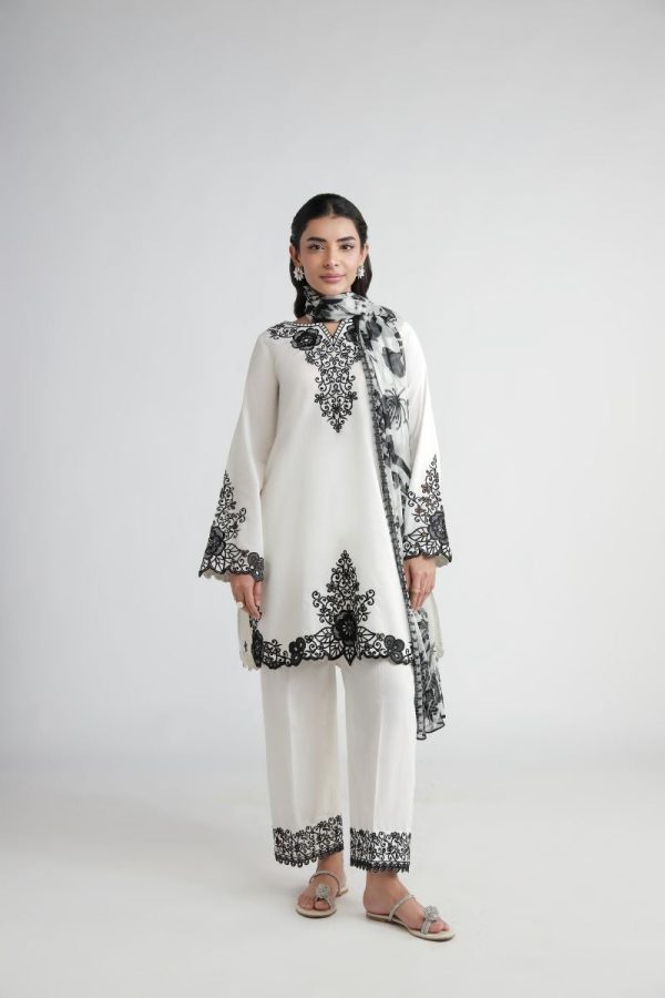 SANAABBAS DOVE 3PC